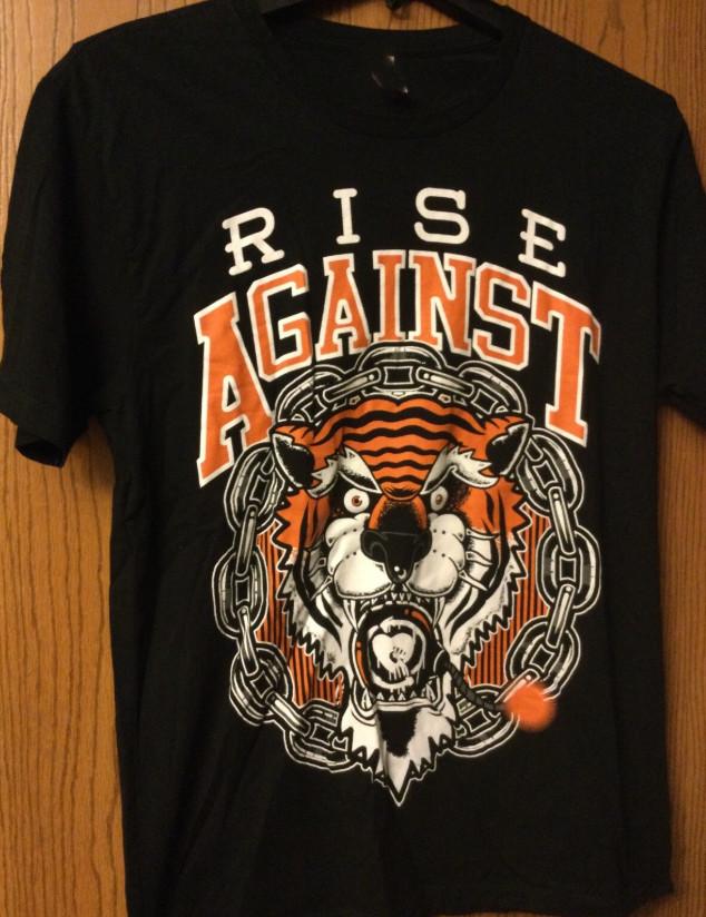 Rock Band Rise Against Tiger Adult Tee Cotton Shirt RS243 XXXL