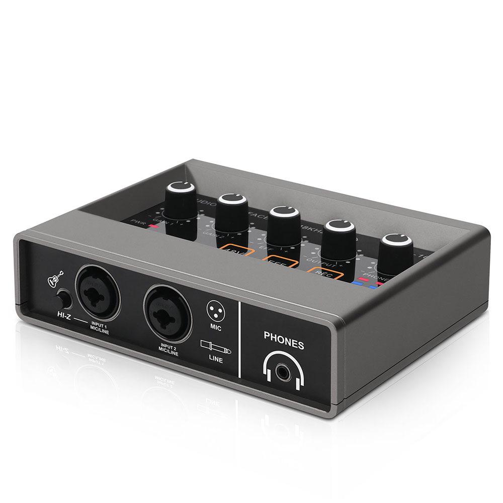 

XTUGA Professional Q16 Sound Card: High-Quality Audio Interface for Recording Studio & Live Streaming. 13.8 x 20.5 x 5.7 CM