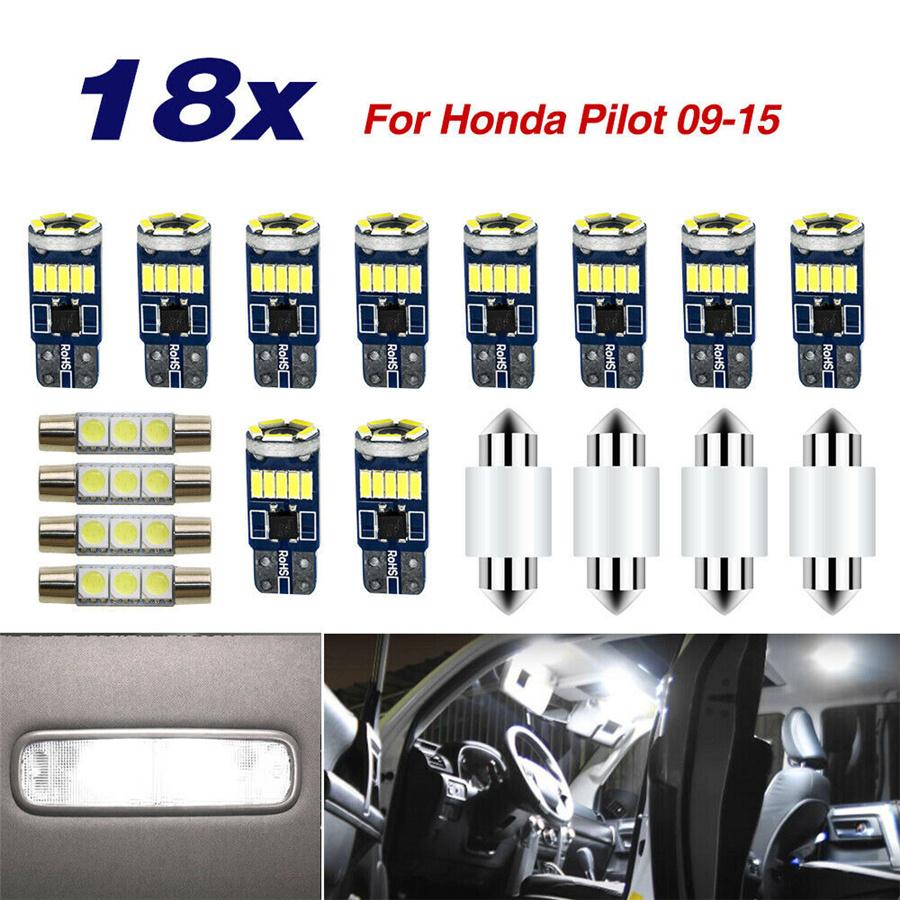 LED interior light kit for honda pilot 2009-2015, 18 pcs / pack