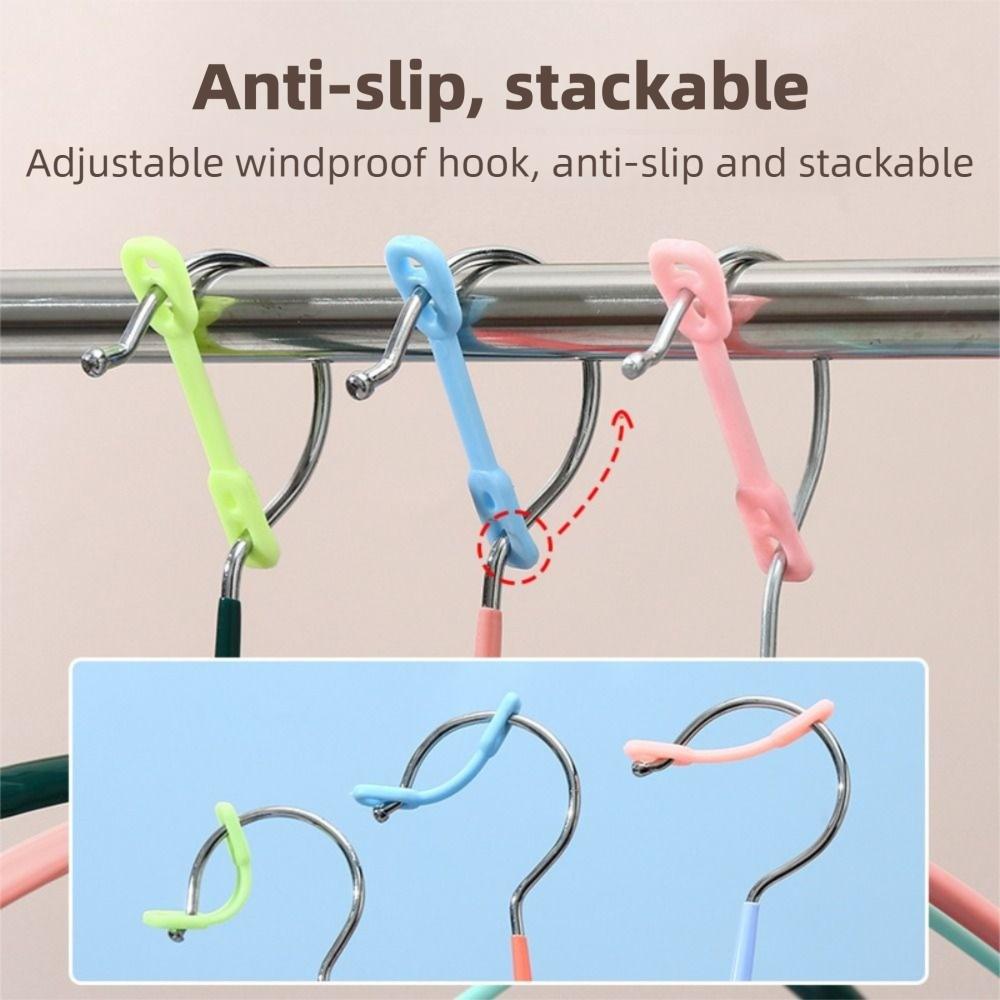 10 Stück Silikon Winddichte Klammern Doppelöffnung Design Wäscheleinen Verschlussklammern Kleideraufhängen