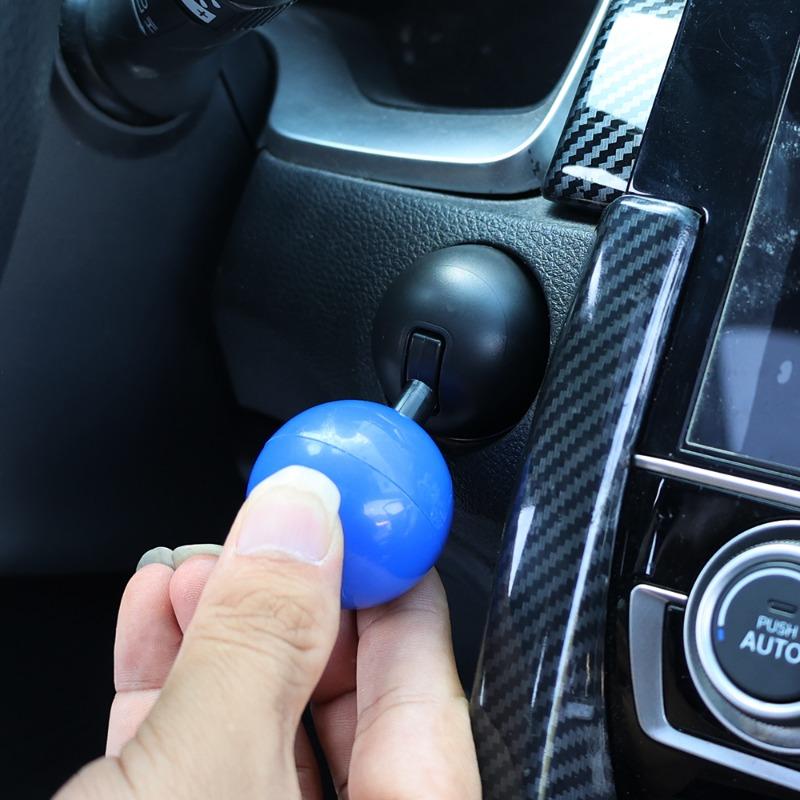 Auto One Button Start Lever Car Engine Start Stop Button Joystick Full Metal Ball-bar Automotive Decorative Accessories