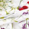 Cotton Bedding 160x200 Natural 100% Cotton Colorful Spring Flowers