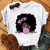 African Girl Tshirt African Girl Crewneck Trendy Casual Fashionable Printed Casual Shortsleeved Childrens And Adult Tshirt