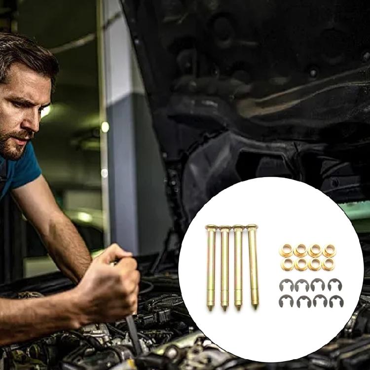 Corrosion Proof Vehicle Door Hinge Upgrades Kit Hinge Restoration Set Optimizes Alignment Prevents Accidental Opening