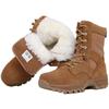Lvdun Men's Wool-Lined High-Top Combat Boots