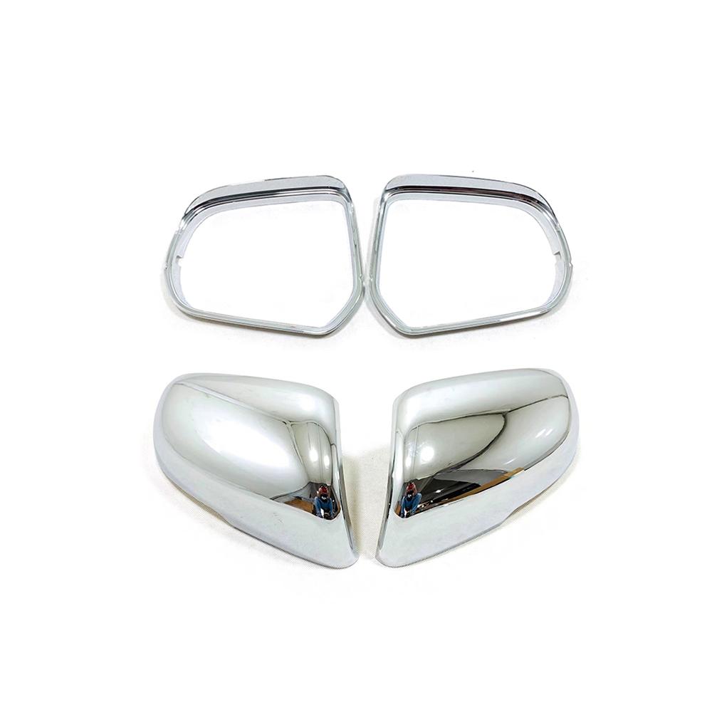 For Great Wall Cannon GWM Poer Ute 2021 2022 Accessories ABS Carbon/Chrome Car Rearview Mirror Cover Trim Sticker Styling 2 PCS
