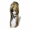 Synthetic Ombre Blonde Black Layered Wig Double Ponytail Cosplay Lolita Wigs  Halloween