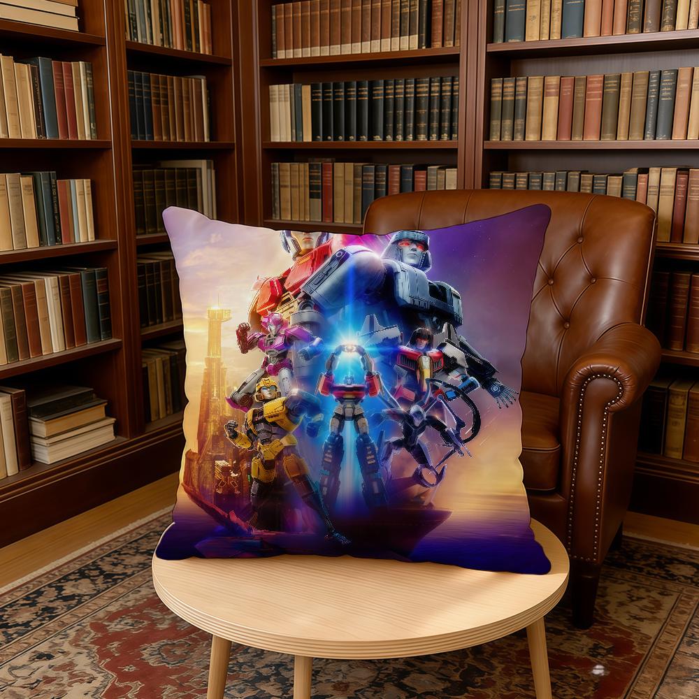 T-Transformers-ES Cartoon O-One-ES cushion cover Home Office Birthday Anniversary Gifts Soft Skin Friendly Cushion Cover