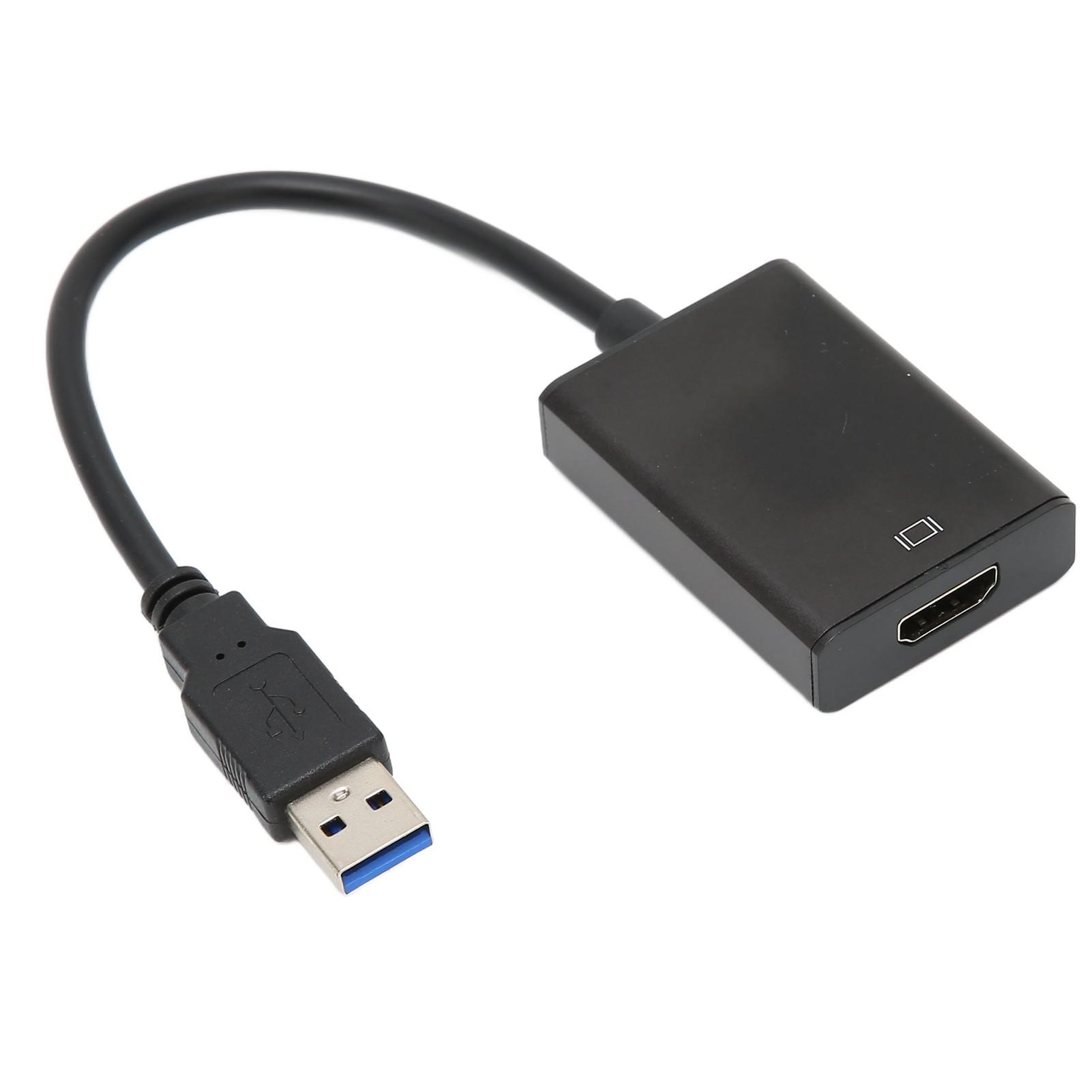 

Адаптер USB3.0 к интерфейсу мультимедиа высокой четкости, штекер к гнезду, HD-конвертер без драйверов