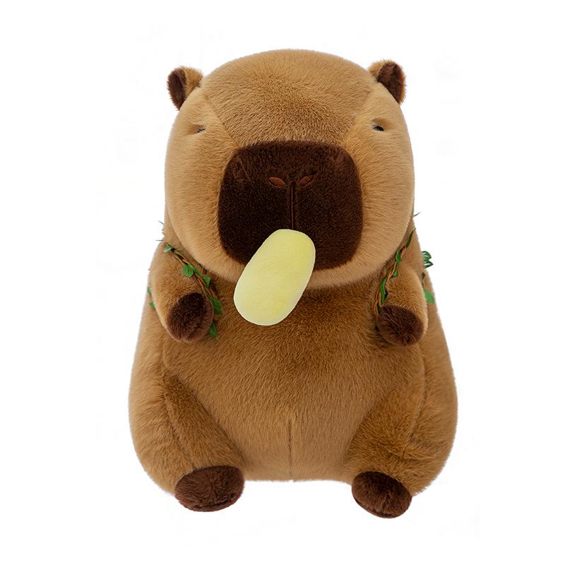 Creative Durian Capybara Plush Toy Doll for Festivals