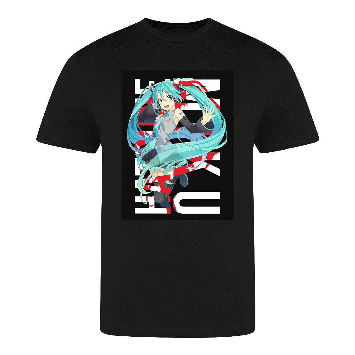 

Miku hatsune T Shirt Joke Birthday Funny meme viral novelty gift mens 4XL