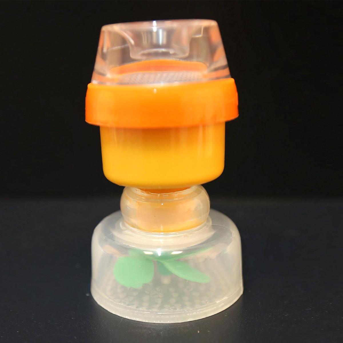1 PC Orange Faucet Water Filter, Faucet Dragon Universal Filter Universal Splash Spout