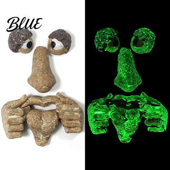 Halloween Tree Decorations Glow‑in‑the‑Dark Face Garden Decor Funny Old Man Bark Whimsical Sculpture Resin Ornament Outdoor Easter Hugger Yard