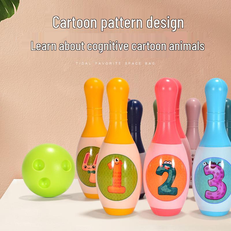 Children's Large Indoor Bowling Set - Interactive Parent-Child Game for Toddlers and Kindergarteners