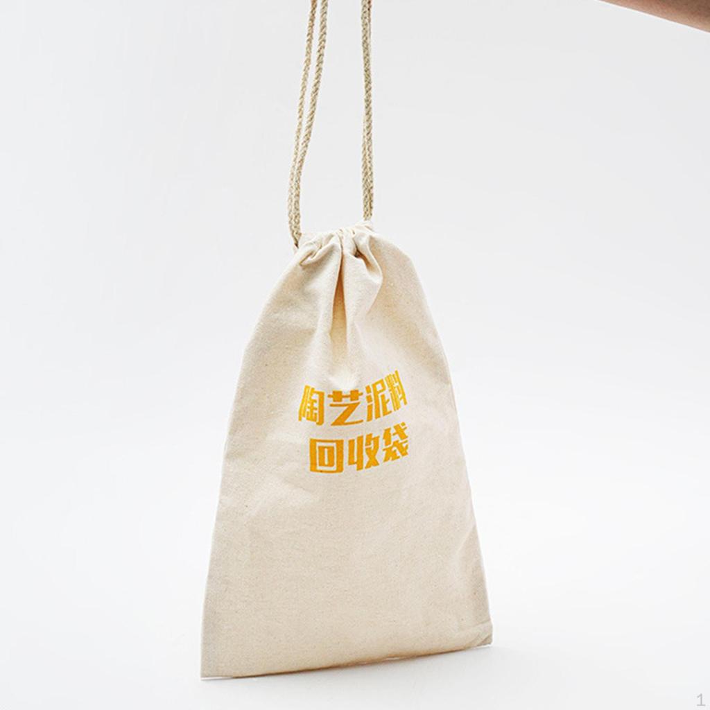 Pottery Clay Storage Sack, Beige Polyester Material