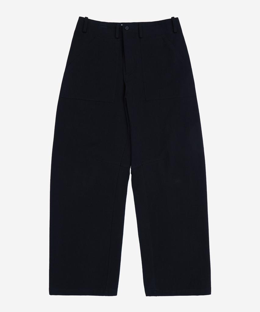 Pildeoseu Semi-Wide Curved Fatigue Pants Black