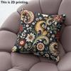 Vintage Floral Paisley Pillow Covers Pattern Cushion Cover Suitable for Sofa Bedroom Car Pillow Cover