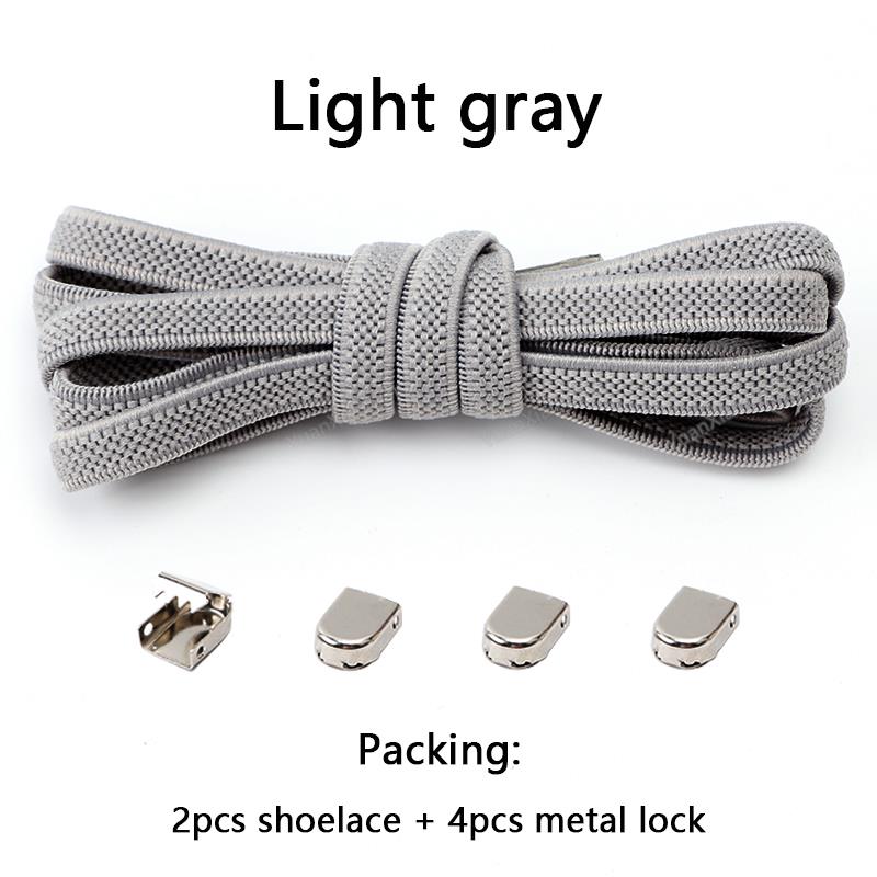 No tie Shoe laces Elastic laces Sneakers Flat Shoelaces without ties Quick Shoelace for Shoes Kids Adult One Size fits All Shoes