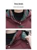 2024 Winter Women's Short Hooded Down Cotton Coat for Middle-Aged & Elderly 