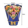 3D Bouquet Greeting Card Mother’s Day Birthday Paper Flower Romantic Popup