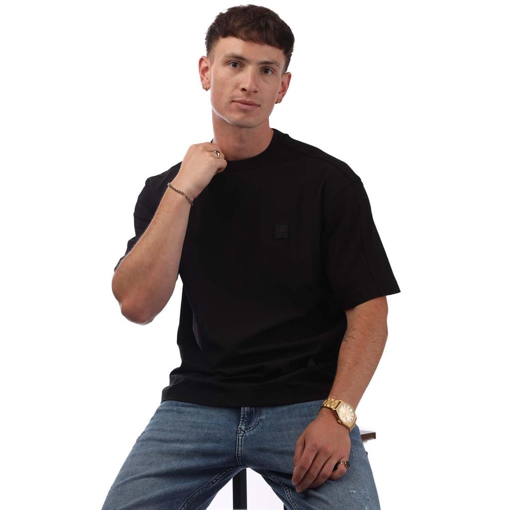 Hugo Boss Mens Nylon Crew Neck T-Shirt