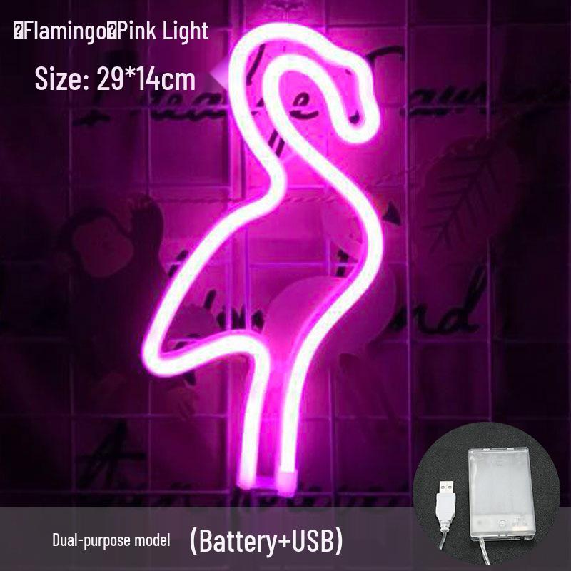 Trendy LED Neon Night Light Sign for Wall Décor