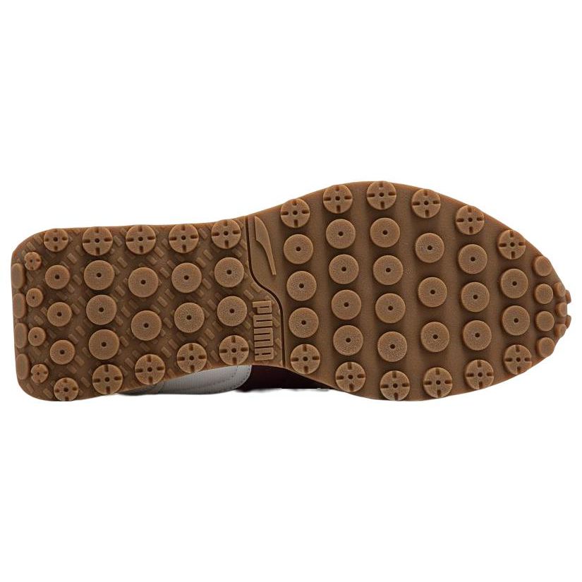 Puma Rider Fv Pop Fs Pânză Sport Confortabil Durabil Top Jos Stil de Viață Pantofi Casual Unisex Pantofi Casual Alb Bej Roșu 391925-02