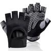 Loogdeel Half Finger Sports Gloves Breathable Air Hole Gym Cycling Non Slip Shock Absorbing For Men Women