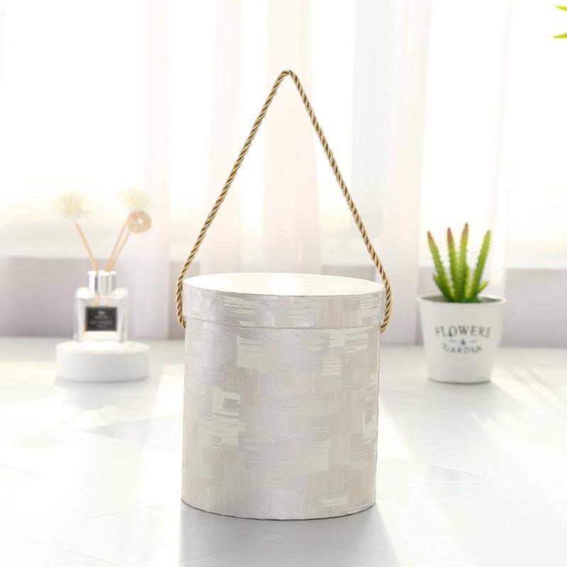 Mini Gift Box Lid Hug Bucket Vase Replacement Packaging Boxes For Gifts Flowers
