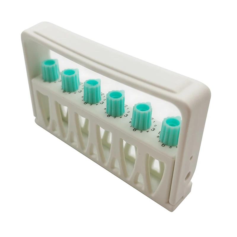 6 Holes Dental Counting Root Canal File Sterilizing Rack Endo Files Holder Autoclavable Dental Instrument
