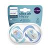 Avent Sucette Ultra Air 6-18m Mixte Love Pap Lot De 2