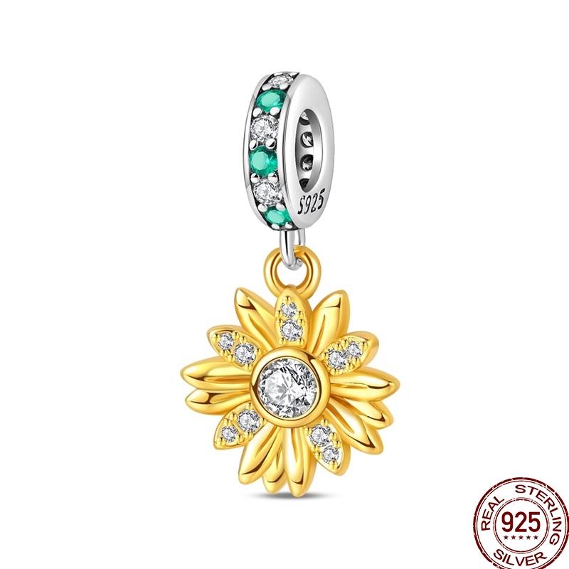 New Copper Autumn Golden Charms Maple Leaf Squirrel Pumpkin Deer Beads Fit 3Mm Original Bracelet Diy Jewelry Gifts