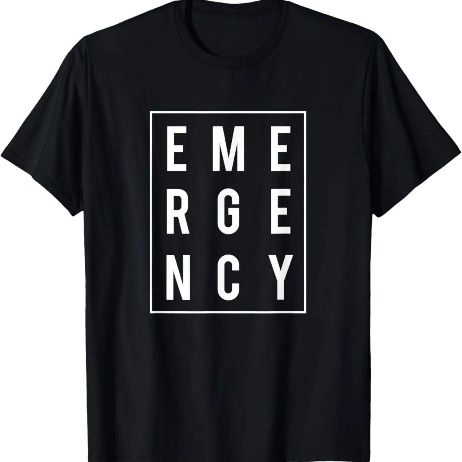 Emergency Nurse RN ER Nurse Emergency Room Hospital T-Shirt S чёрный