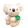 1 Stück 18/25/30cm Kawaii Plüsch Koalabär Plüschtiere Niedlicher Koala mit Blättern Plüschtier Puppe Realistisches Koala Spielzeug für Baby Mädchen Geschenk