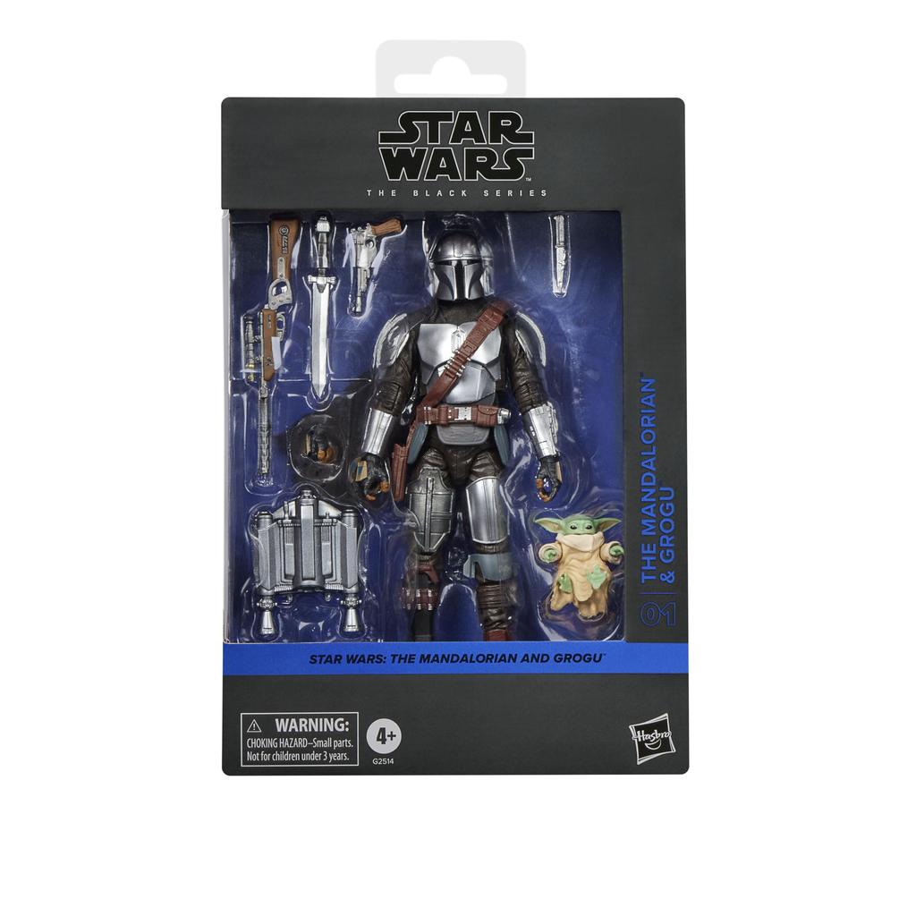 Hasbro STAR WARS Black Series Star Mandalorian and Glogo Deluxe Collection 15cm Action Figure G2514 Wars/The (Authentic)