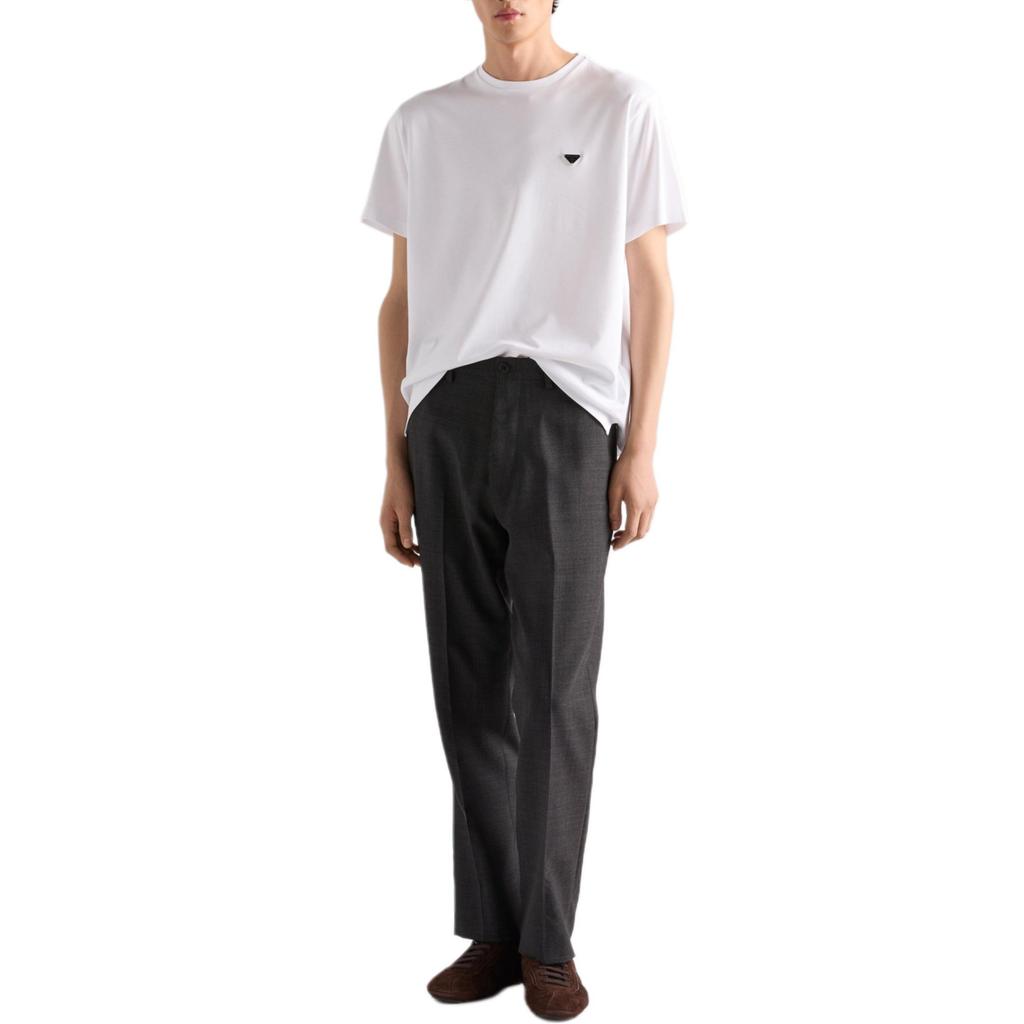 Prada logo cotton T-shirt UJN954-240-F0009-S-OOO