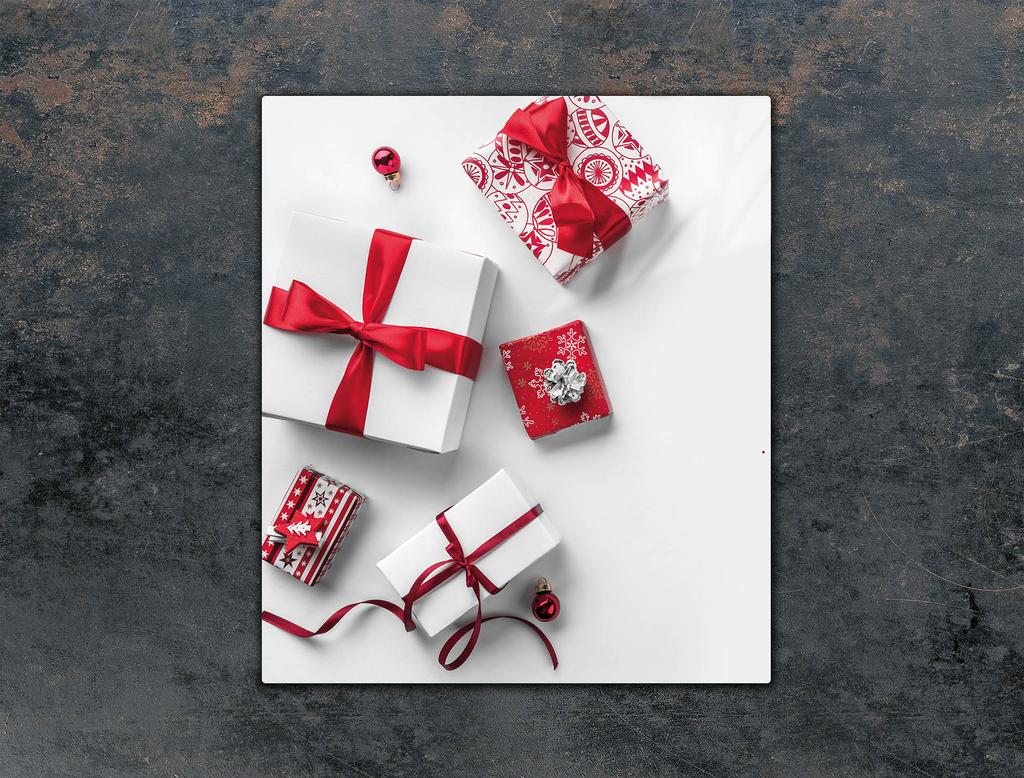 GLASS CUTTING BOARD 45x52 Christmas