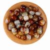 Natural Hetian Jade Loose Beads: Beautiful Color & Shape, Skin Intact, Perfect for DIY Stringing, Accessory, and Spacer Beads.