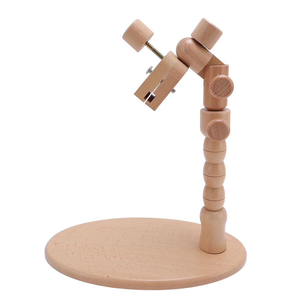 Suport Cerc Broderie Rotativ Ajustabil Lemn de Fag Suport Cerc Broderie pentru Artă Meșteșug Cusut Need