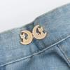 Adjustable Tightener Waist Buckle For Jeans No Sewing Required Butterfly Button Adjuster For Pants And Skirts Waist
