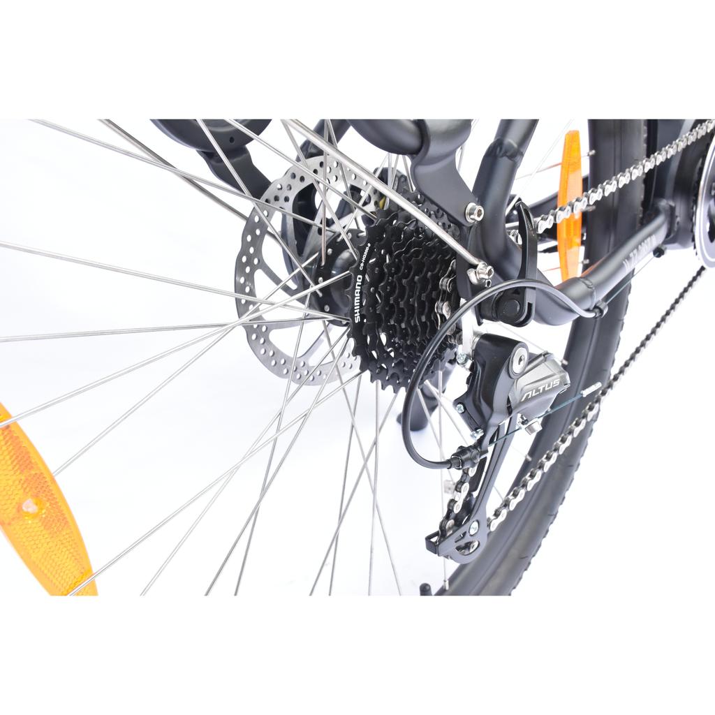 TTGO LK-ZZ-28ST Black/white 250WBAFANG Mid Mounted motor+36V20AH Detachable Battery 700C * 45C Inch Tires Ximano 9-speed City Electric Bicycle