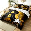 Rockstar Energy 3pc Duvet Cover Set Simple Modern Bedding Set Wrinkle Resistant Soft Fabric All Season Use a perfect gift