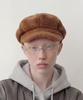 Eondeokeonteulolseutyudio Winter Hunting Cap Castro Beret / Poodle / Caramel