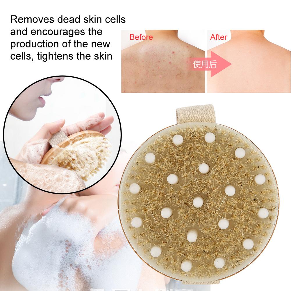 Body Massage Brush Bathing Shower Dead Skin Removal Detoxification Wash Scrubber