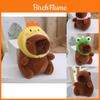 Adorable Capybara Plush Keychain Cute Cartoon Doll With Premium Pp Cotton Filling For Accessories