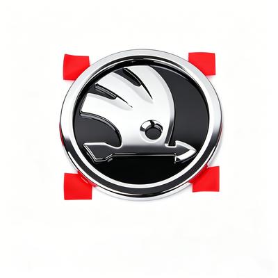 80mm 90mm Black Front Rear Badge Emblem Logo for Octavia Fabia Grille Tailgate