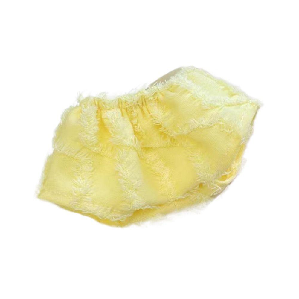 

Multicolor Miniature Plush Trousers 10/20CM Mini Shorts Gift Doll Fluff Pants Cotton Stuffed Doll yellow-10cm