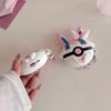 For Airpods 4 Case 2024,Pokemon Sylveon Ball Shockproof Protective Earphone Silicone Cover For Airpod 4 Case Keychain Girl Funda