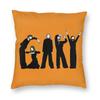 Blossoms Band Gary Album Square Pillowcase Polyester Linen Velvet Printed Zip Decor Sofa Seater Cushion Cover