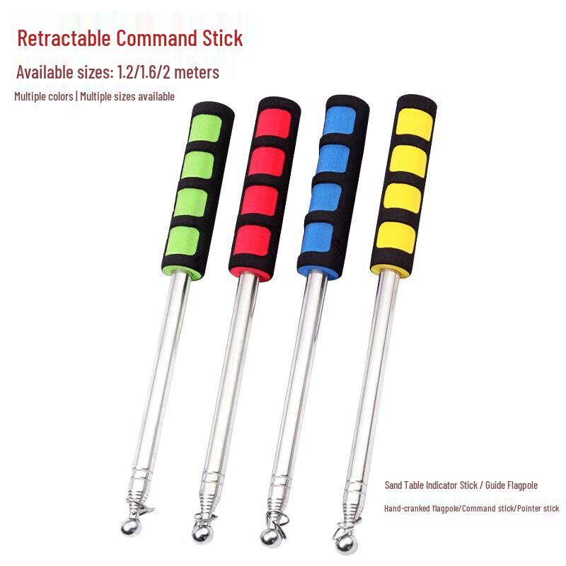 Hong Jun 1.2m Stainless Steel Telescopic Pointer Set